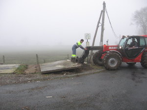 4 moving the concrete base