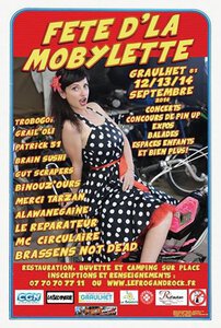 marche artisanal, fete de la mobylette à Graulhet